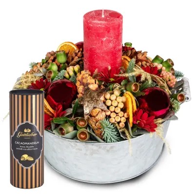 Lumière de Noël avec amandes au cacao Gottlieber  N° 19